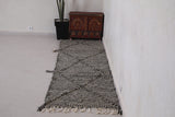 Vintage moroccan rug 2.7 FT X 9.9 FT