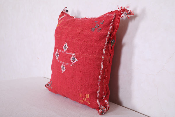 kilim Moroccan pillow 16.9 INCHES X 18.1 INCHES