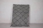 Gray moroccan rug 4.9 FT X 7.7 FT