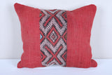 Vintage moroccan handwoven kilim pillow 15.7 INCHES X 18.1 INCHES