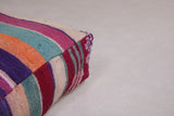Berber handmade moroccan colorful rug pouf