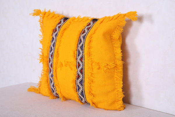 Moroccan handmade kilim pillow 16.1 INCHES X 18.8 INCHES