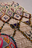 All wool handmade berber moroccan rug - 2.8 FT X 5.5 FT