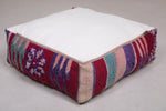 Berber handmade moroccan colorful rug pouf