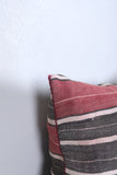 Vintage moroccan handwoven kilim pillow 13.7 INCHES X 17.7 INCHES