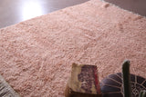 Custom Moroccan rug, handmade berber pink carpet