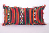 Moroccan handmade kilim pillow 11.8 INCHES X 22.4 INCHES