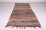 Long handwoven berber moroccan rug - 4.5 FT X 11.5 FT