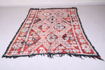 Handmade berber moroccan wool carpet - 5.6 FT X 7.8 FT