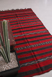 Moroccan Kilim rug 4.4 FT X 8.5 FT