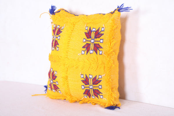 Moroccan handmade kilim pillow 11.4 INCHES X 13.3 INCHES