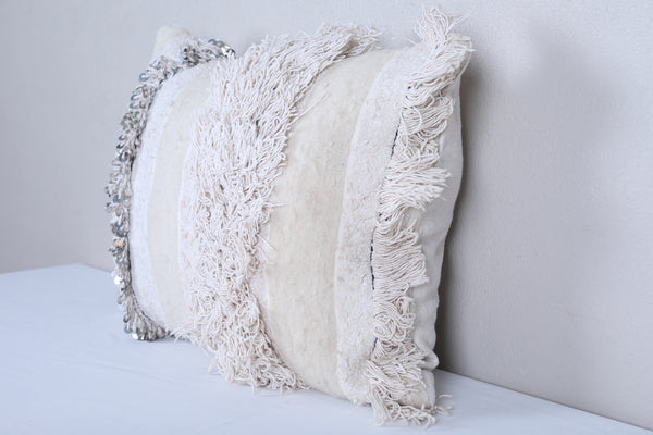 Vintage Moroccan handwoven kilim pillow 15.3 INCHES X 20.8 INCHES