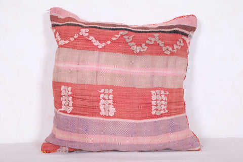 Vintage moroccan pillow 15.3 INCHES X 16.1 INCHES