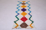 runner handmade Moroccan colorful rug - 2.1 FT X 6.2 FT