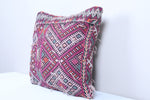 Vintage moroccan handwoven kilim pillow 18.1 INCHES X 19.2 INCHES
