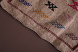 long entryway berber Moroccan rug ,  1.7 FT X 6.6 FT
