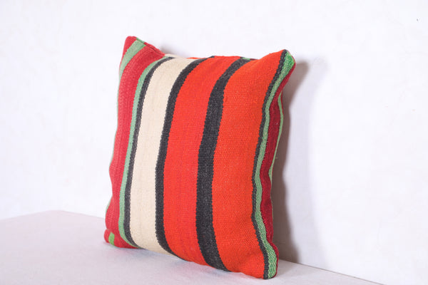 Moroccan handmade kilim pillow 16.5 INCHES X 16.5 INCHES