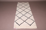 Entryway Berber handmade runner rug 2.5 FT X 9 FT