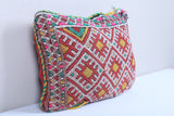 Vintage moroccan handwoven kilim pillow  13.3 INCHES X 16.9 INCHES