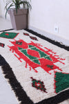 Moroccan rug 2.8 FT X 7.6 FT