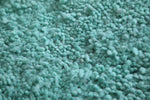 Custom Moroccan teal blue rug, Berber azilal carpet