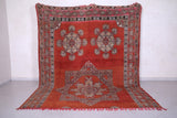 Vintage handmade moroccan rug  7.4 FT X 9.5 FT