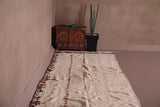 Long entryway Moroccan berber rug - 4.3 FT X 12.4 FT