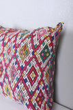 Vintage handmade moroccan kilim pillow 12.5 INCHES X 15.7 INCHES