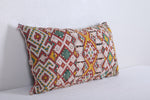 Vintage handmade moroccan kilim pillow 12.9 INCHES X 22.4 INCHES
