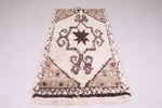 Azilal all wool berber moroccan rug 2.7ft x 6.5ft