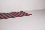Long entryway Moroccan hand woven rug 3.9 FT X 12 FT