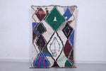 Vintage moroccan rug 4.1 FT X 6.5 FT