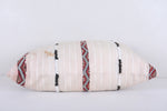 Vintage handmade moroccan kilim pillow 16.1 INCHES X 22 INCHES
