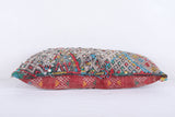 Vintage handmade moroccan kilim pillow 11.8 INCHES X 25.5 INCHES