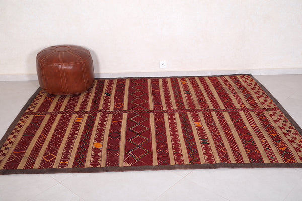Morrocan Hassira mat 6 FT X 8.3 FT