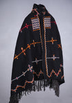 Vintage berber cape, handmade cape