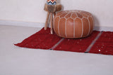 Moroccan handwoven kilim  3.1 FT X 8.9 FT