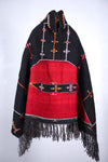 Vintage berber cape, handmade cape