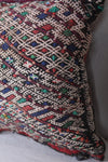 Vintage handmade moroccan kilim pillow 12.9 INCHES X 13.3 INCHES