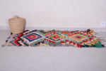 Colorful runner Moroccan berber rug - 2.1 FT X 5.1 FT