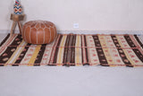 Vintage moroccan handwoven kilim 4.8 FT X 7.6 FT