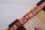 Vintage moroccan handwoven kilim 4.8 FT X 7.6 FT