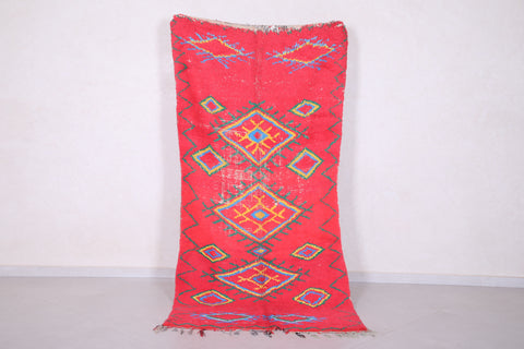 Red Runner Rug 3.6 FT X 7.8 FT