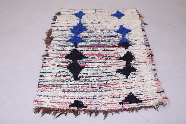Handmade Moroccan berber rug | 3.3 FT x 5 FT | Unique carpet for modern spaces
