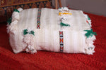 Moroccan berber handwoven kilim pouf