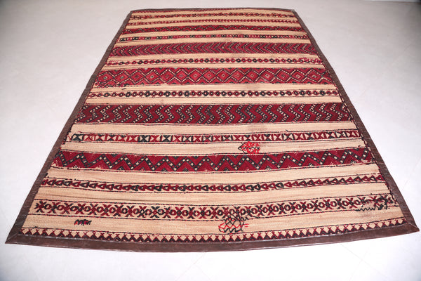 Moroccan hassira, 7.2 FT X 10.2 FT