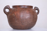 Vintage Moroccan pottery pot 11.4 INCHES W X 8.6 INCHES H