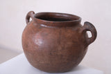 Vintage Moroccan pottery pot 11.4 INCHES W X 8.6 INCHES H