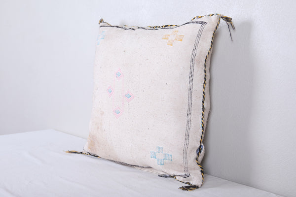 Vintage handmade Moroccan kilim pillow 18.5 INCHES X 19.2 INCHES