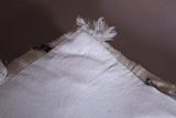 Flatwoven moroccan berber kilim rug pouf